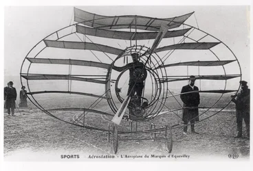 侯爵déquevilley、1908-10の飛行機